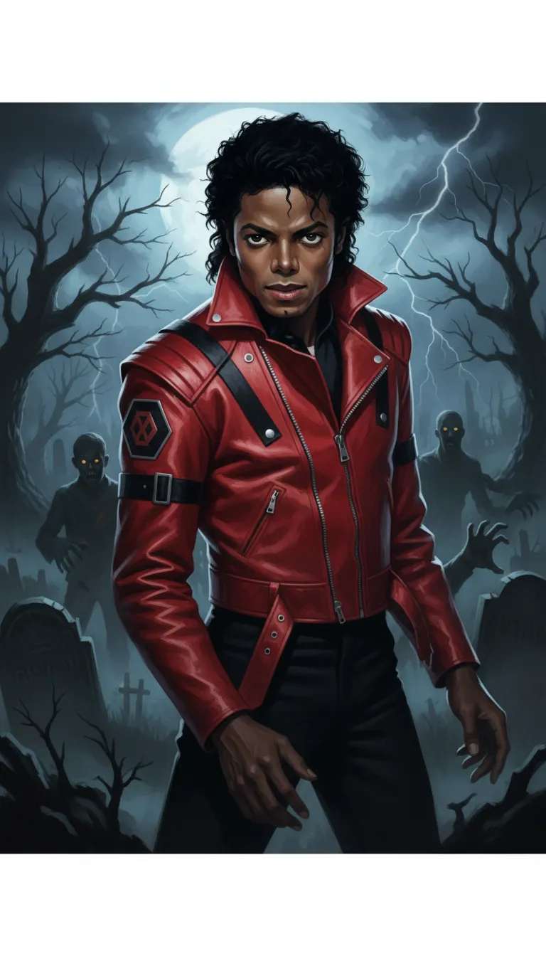 ai character: Michael Jackson background
