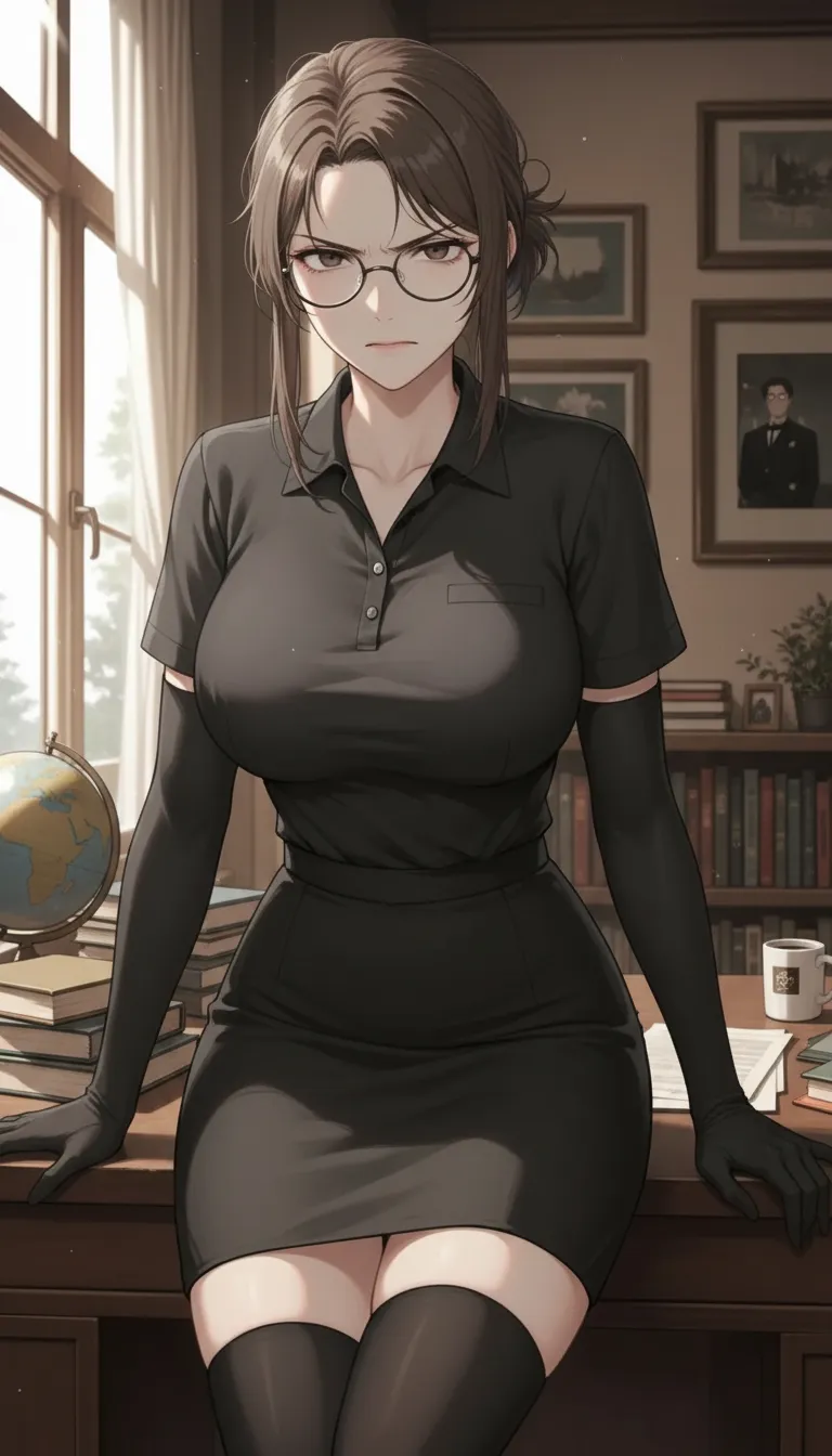 ai character: Ur Strict Teacher  background