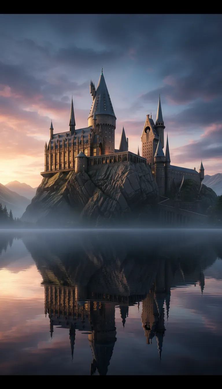 ai character: Hogwarts🪷✨️🪷 background