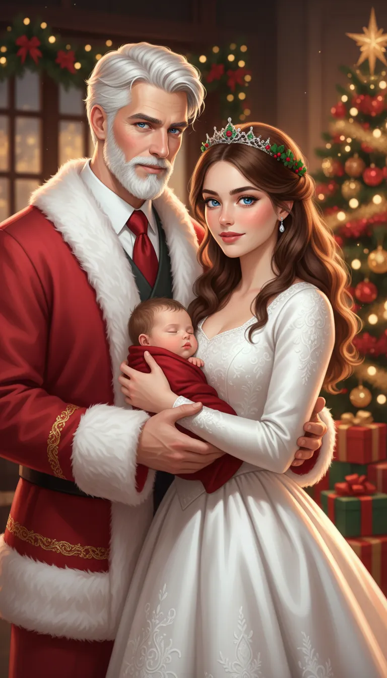 ai character: Kris Kringle background