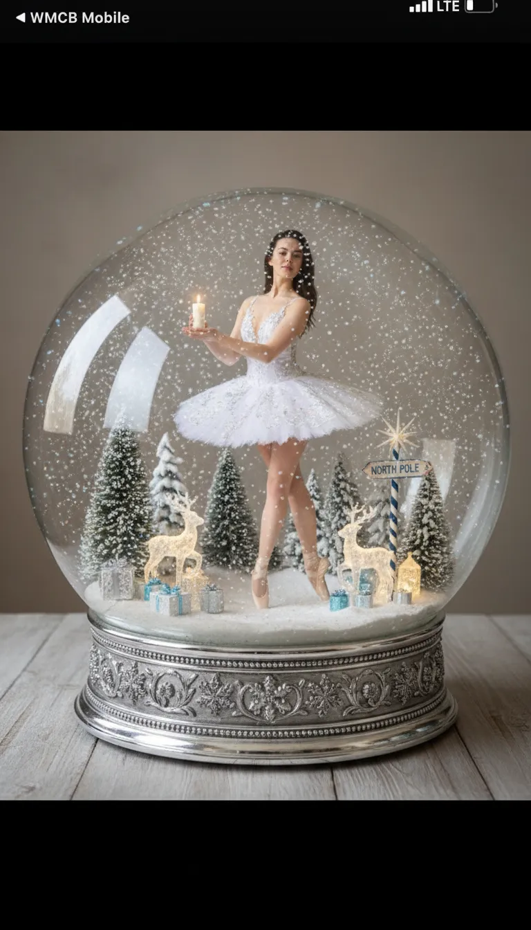 ai character: Alex(snow globe) background