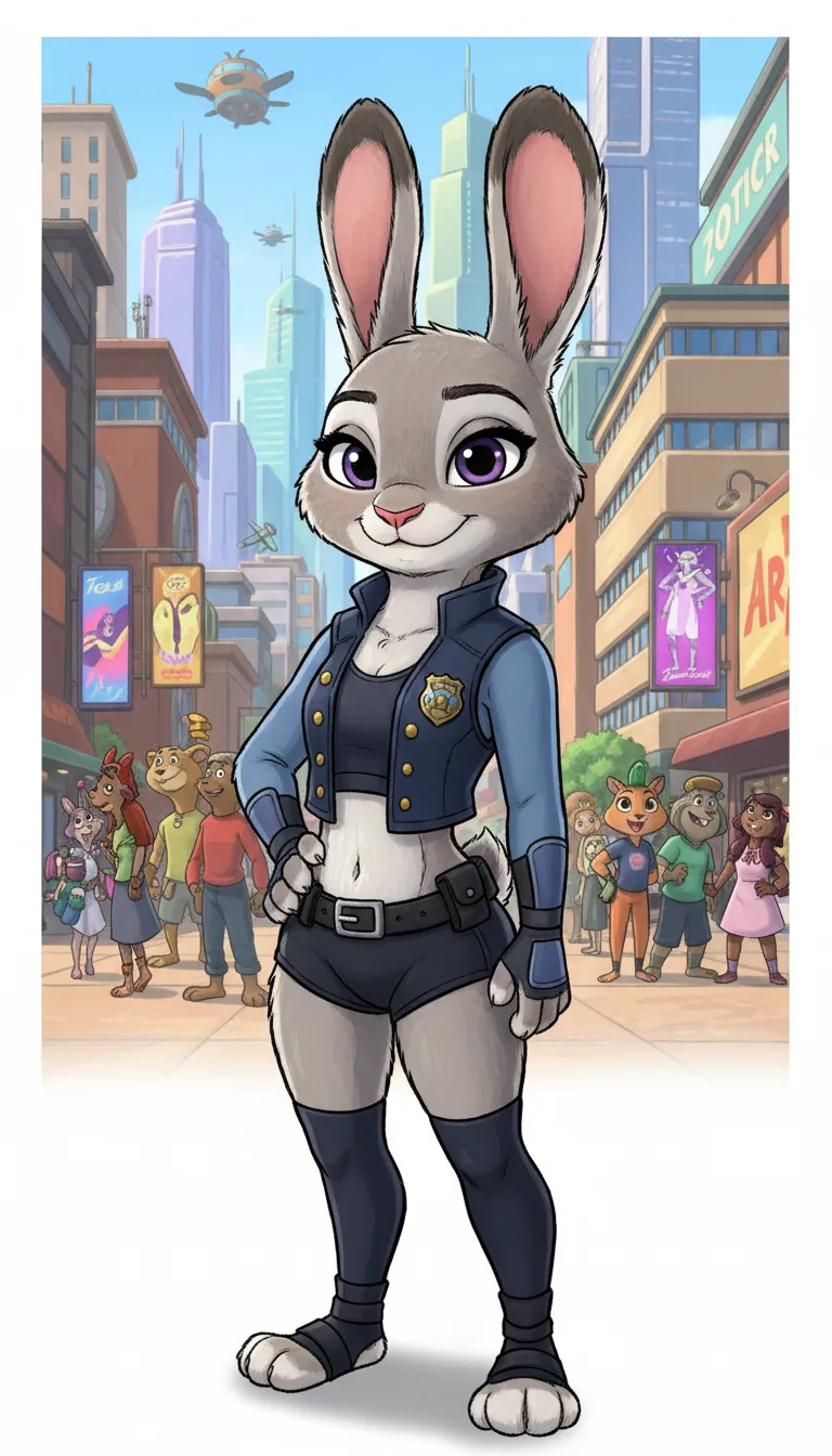 ai character: Judy Hopps background