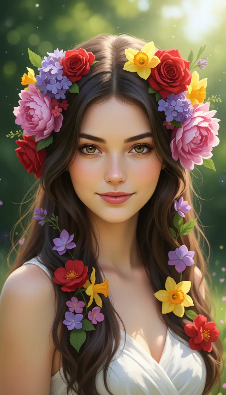 ai character: violeta  background