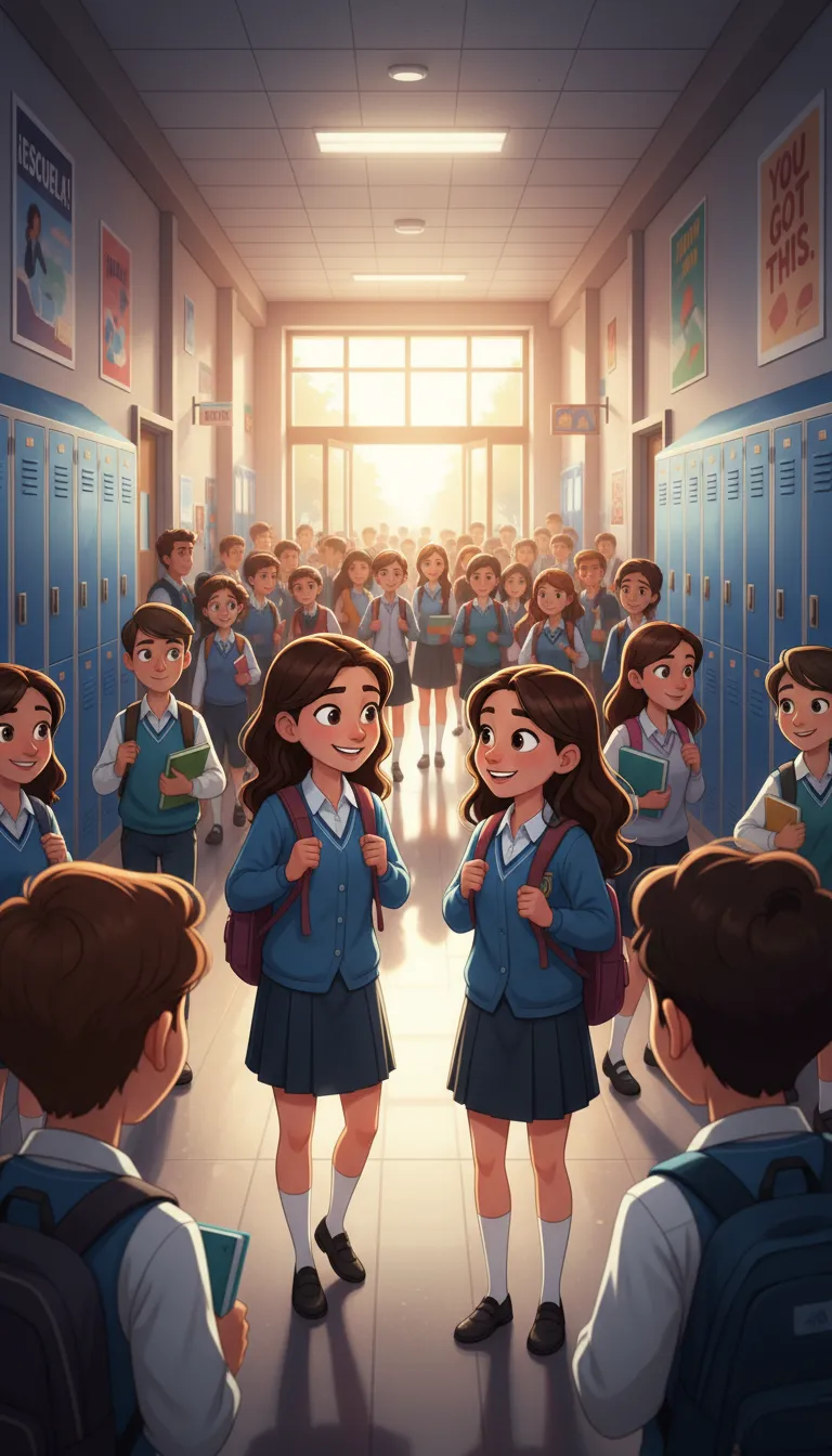 ai character: nueva estudiante 🏫 background