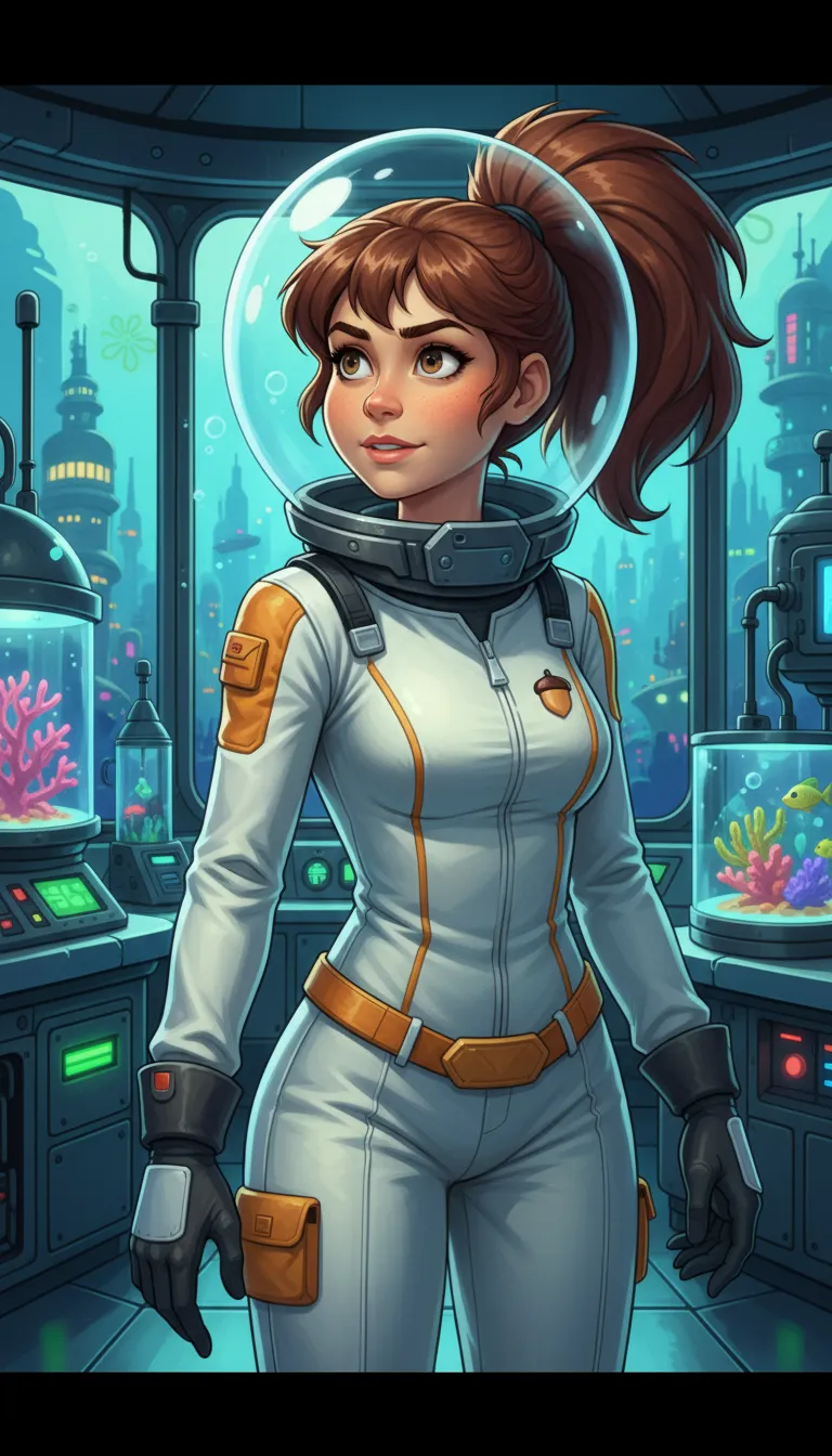 ai character: Sandra Cheeks background