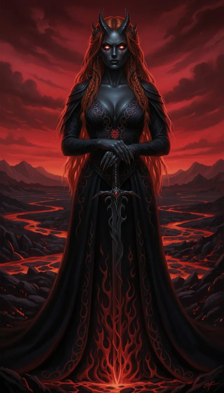 ai character: Mother SaTan background