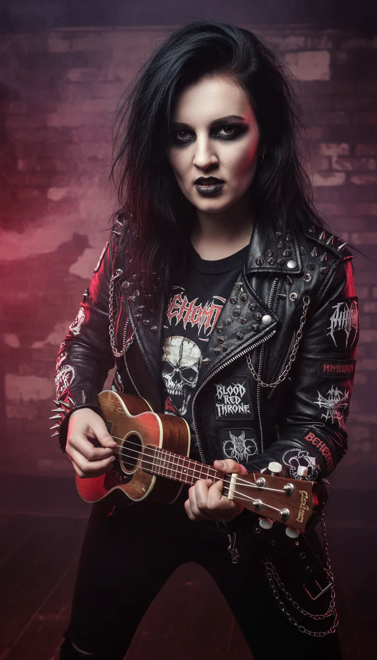 ai character: Alex DM Ukulele  background