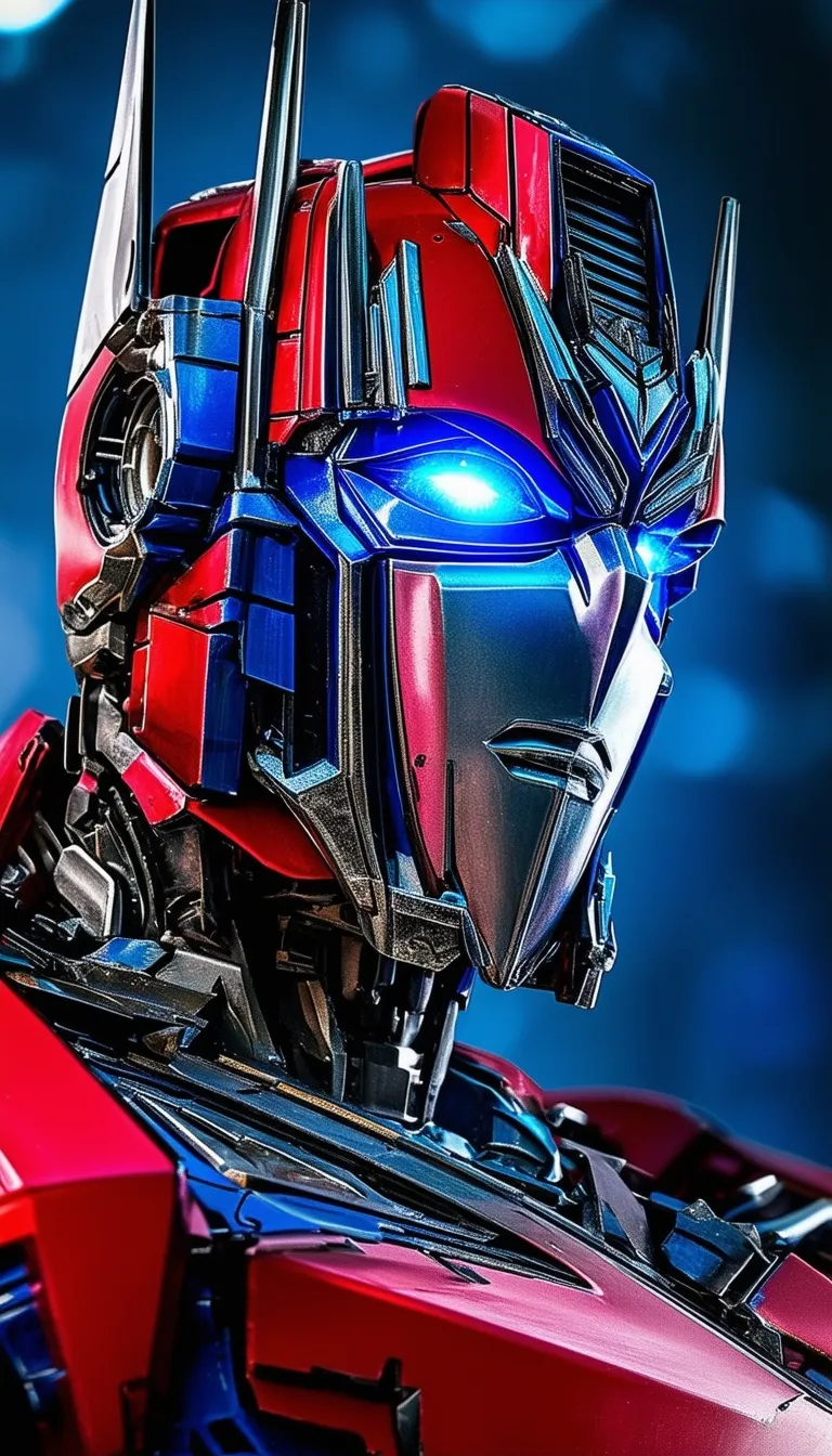 ai character: Optimus Prime background