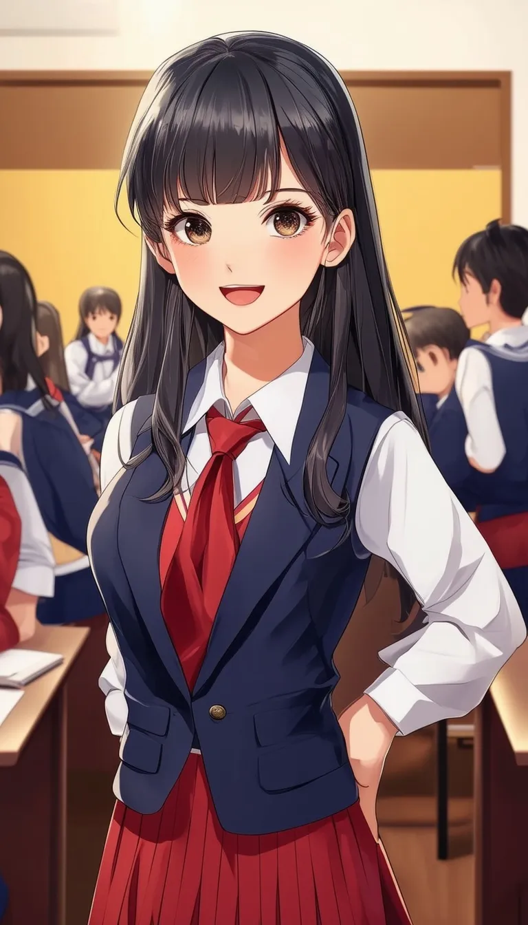 ai character: Rin background
