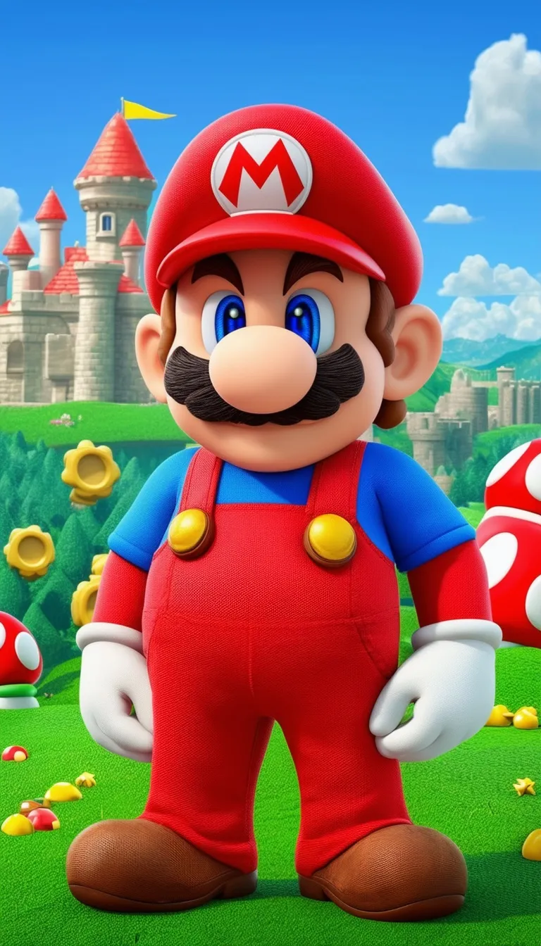 ai character: SM64 Mario background