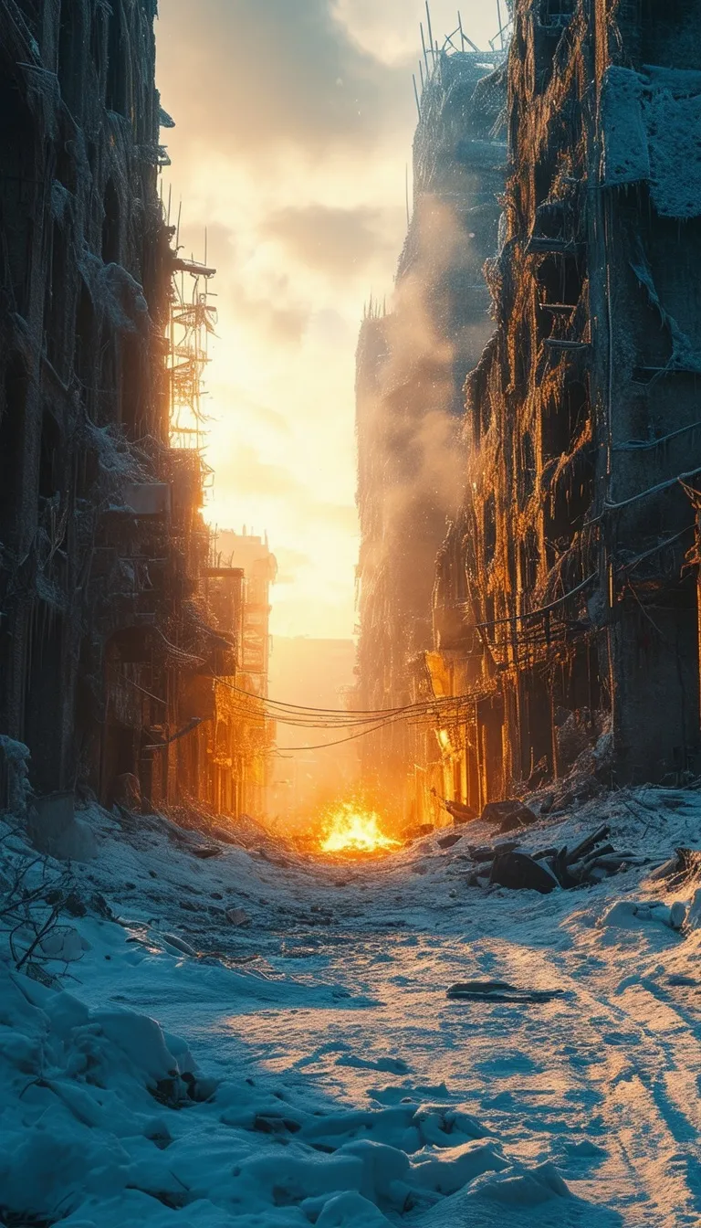 ai character: The Winter RPG background