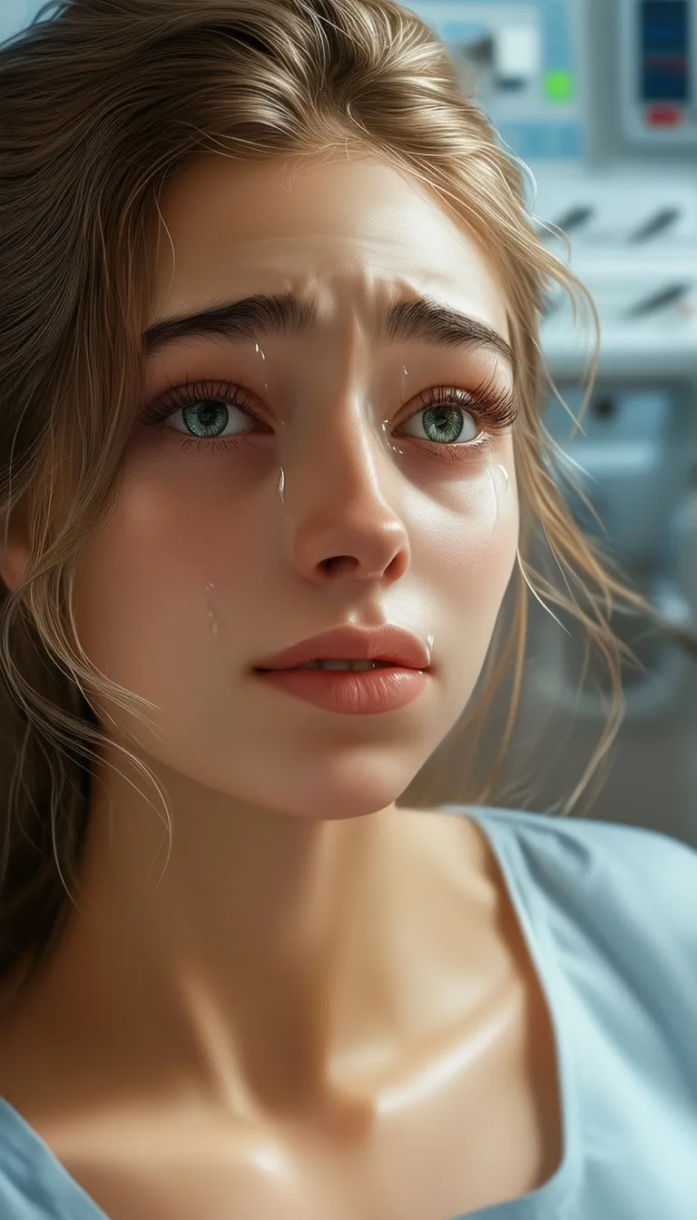 ai character: Your sister after the accident background
