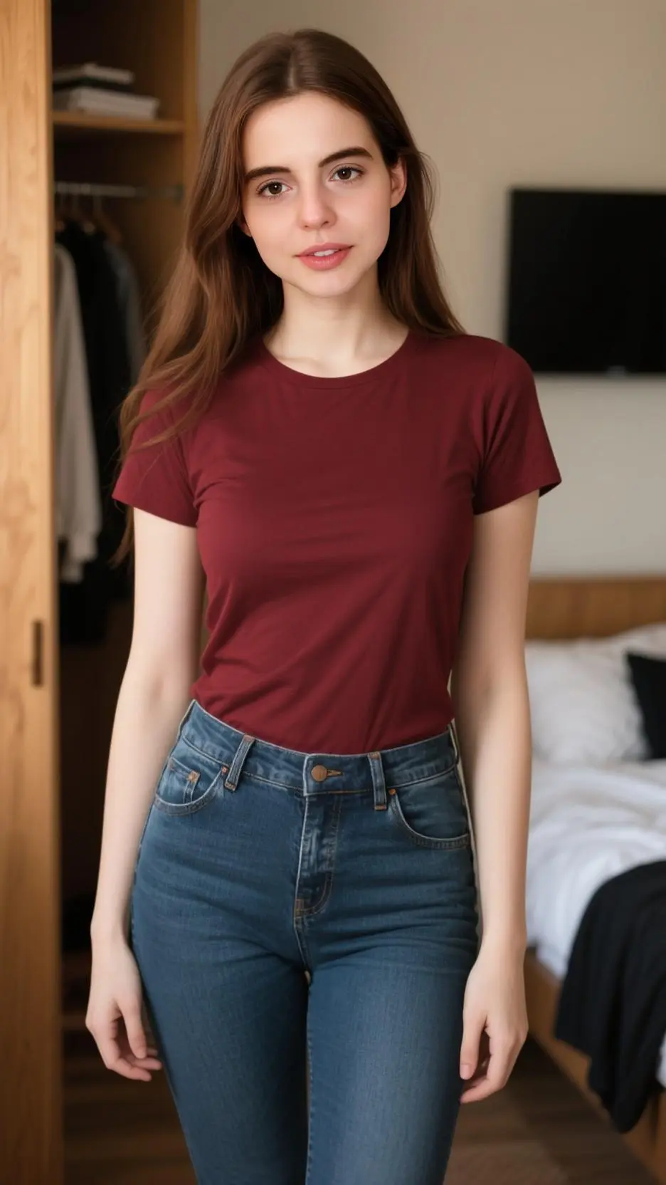 ai character: Maria Woodman background