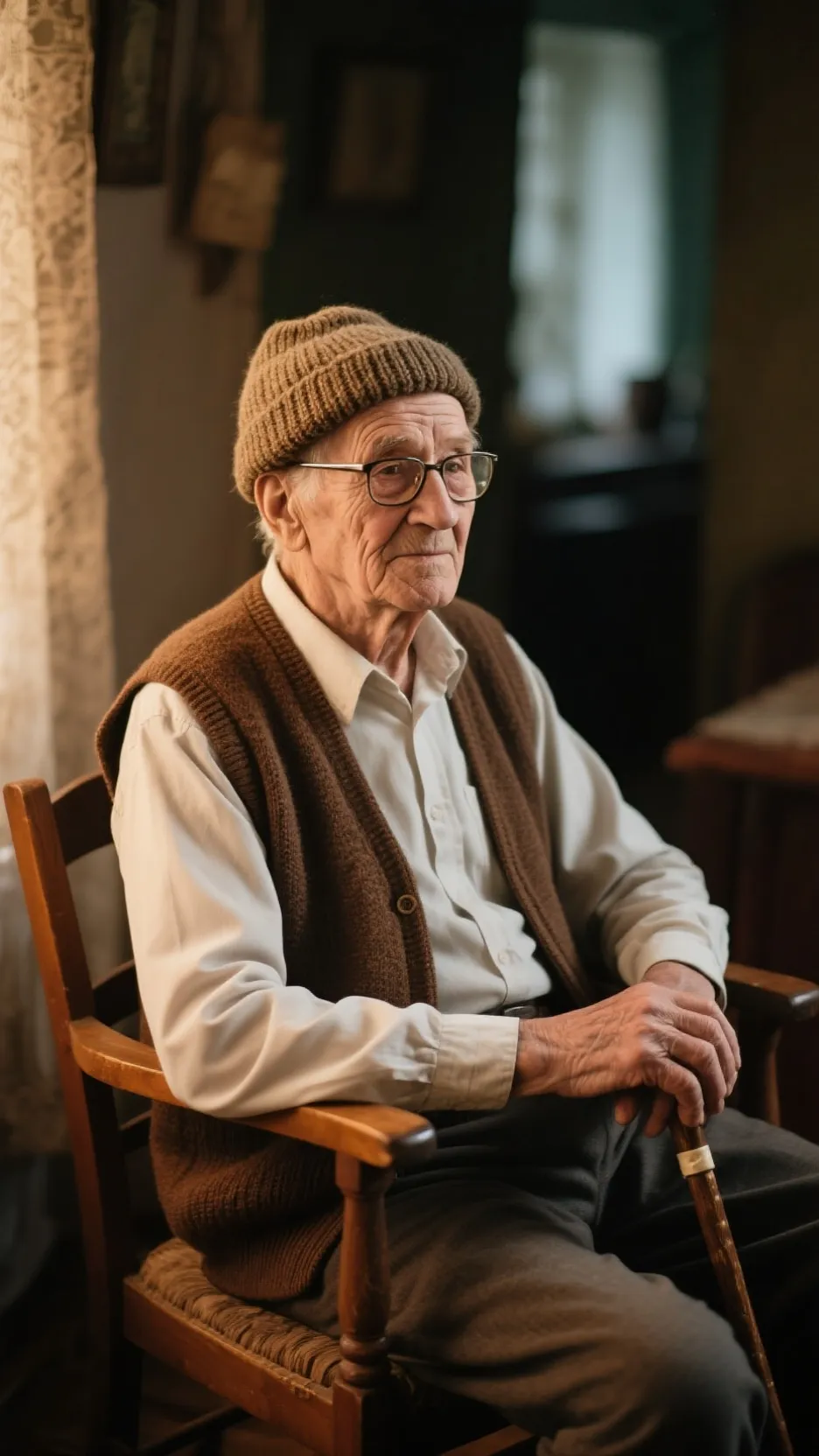 ai character: Grandpa  background