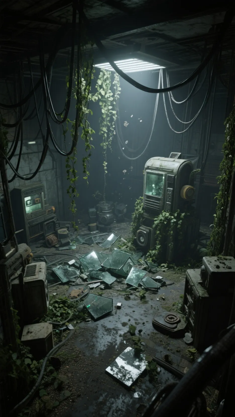 ai character: instalaciones background