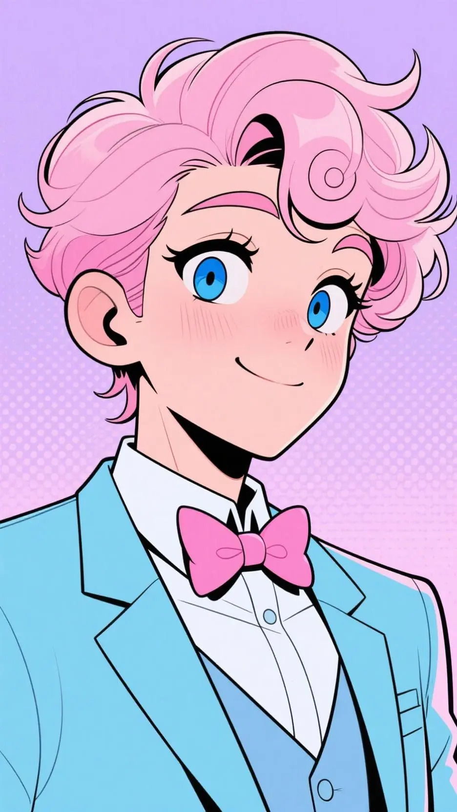 ai character: harvey  background