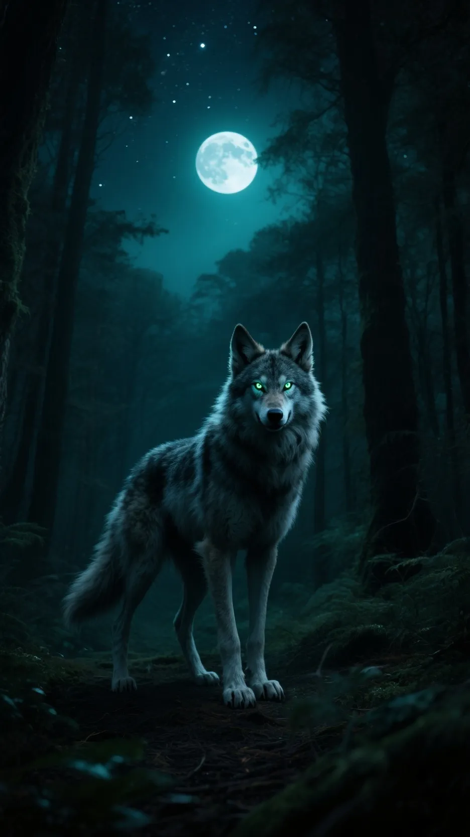 ai character: Wolf background