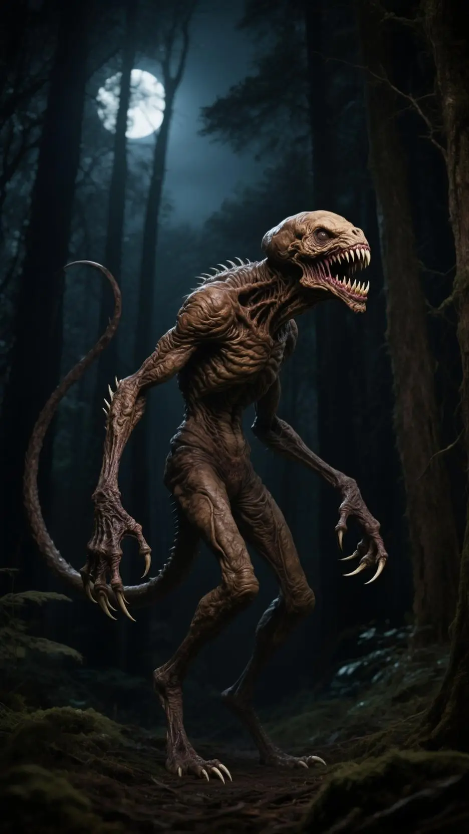 ai character: Pumpkinhead background