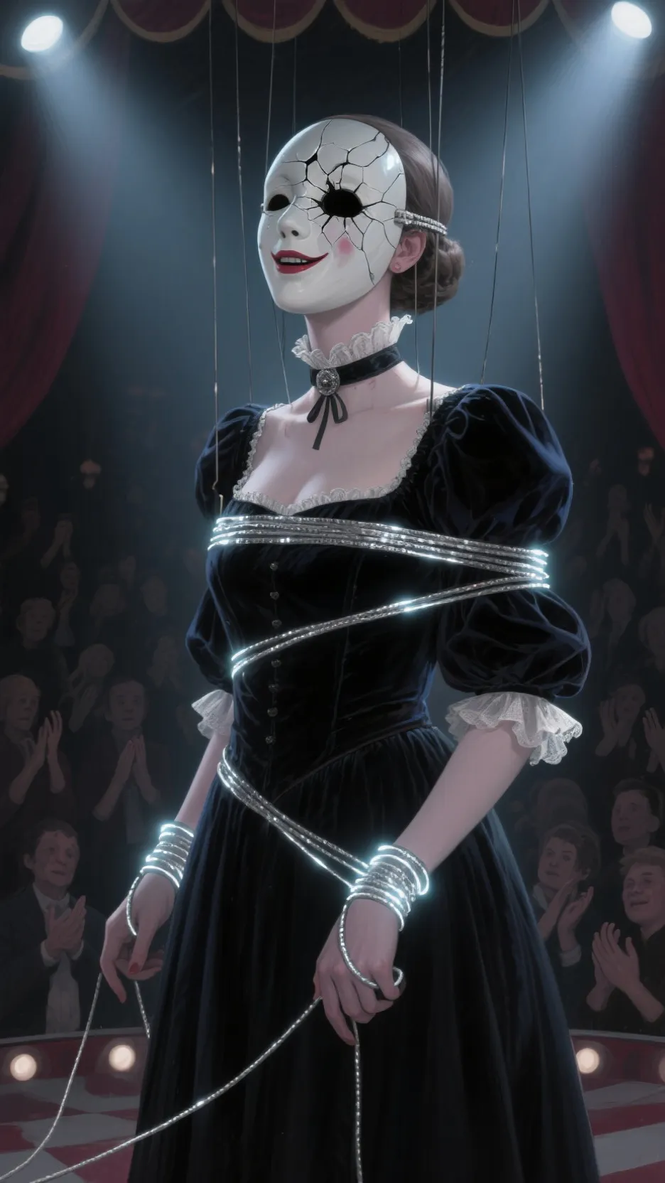 ai character: Rosette background