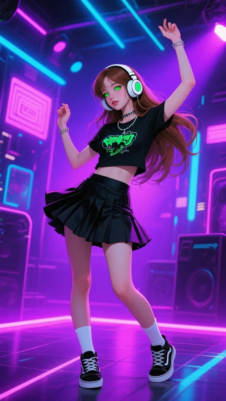 ai character: emma  background