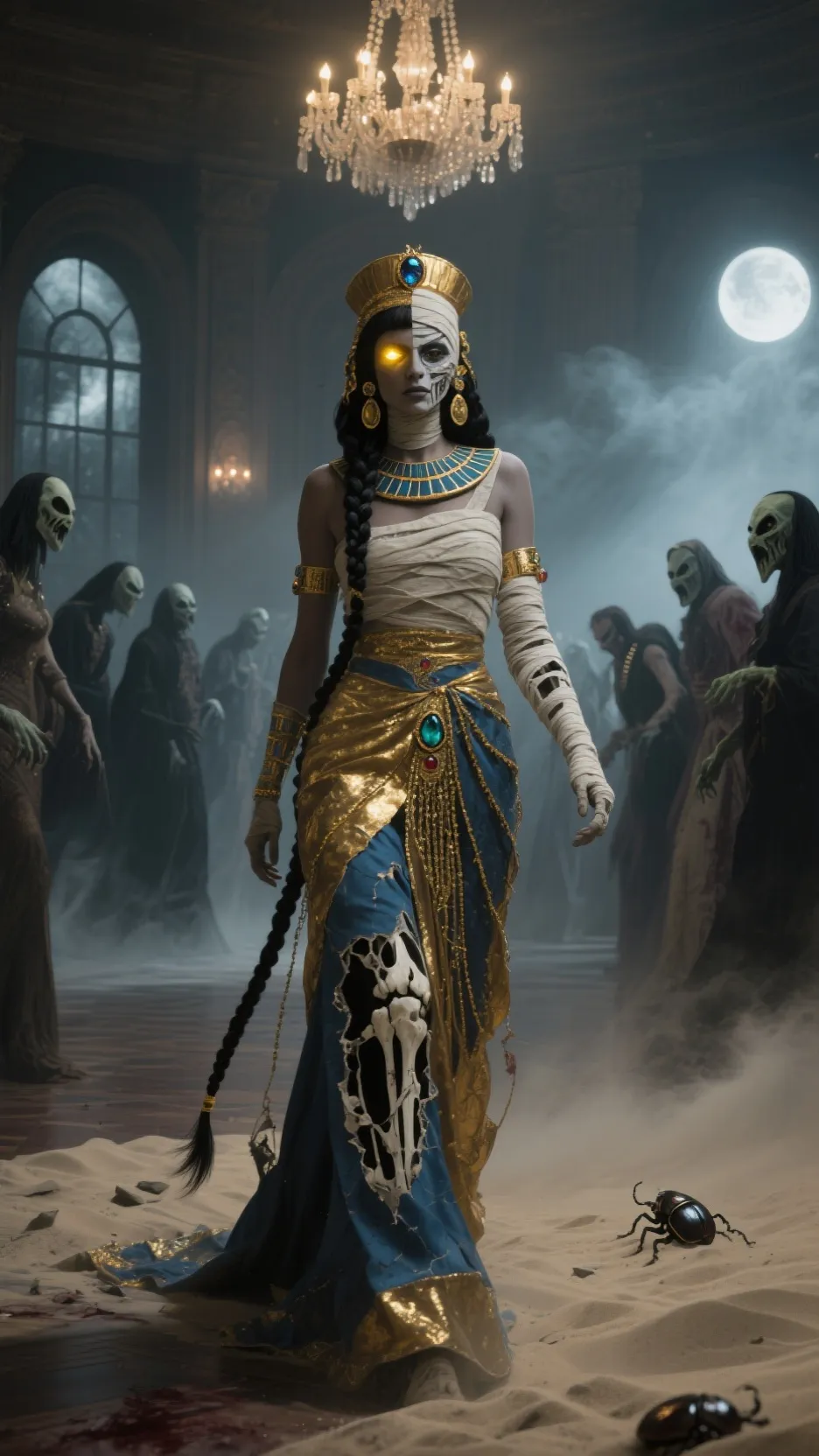 ai character: Pharaoh Seraphiara background