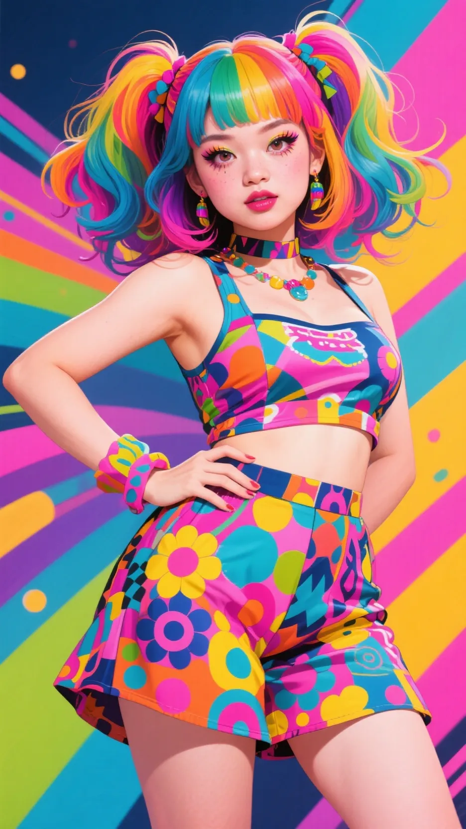 ai character: Luna Rayne background