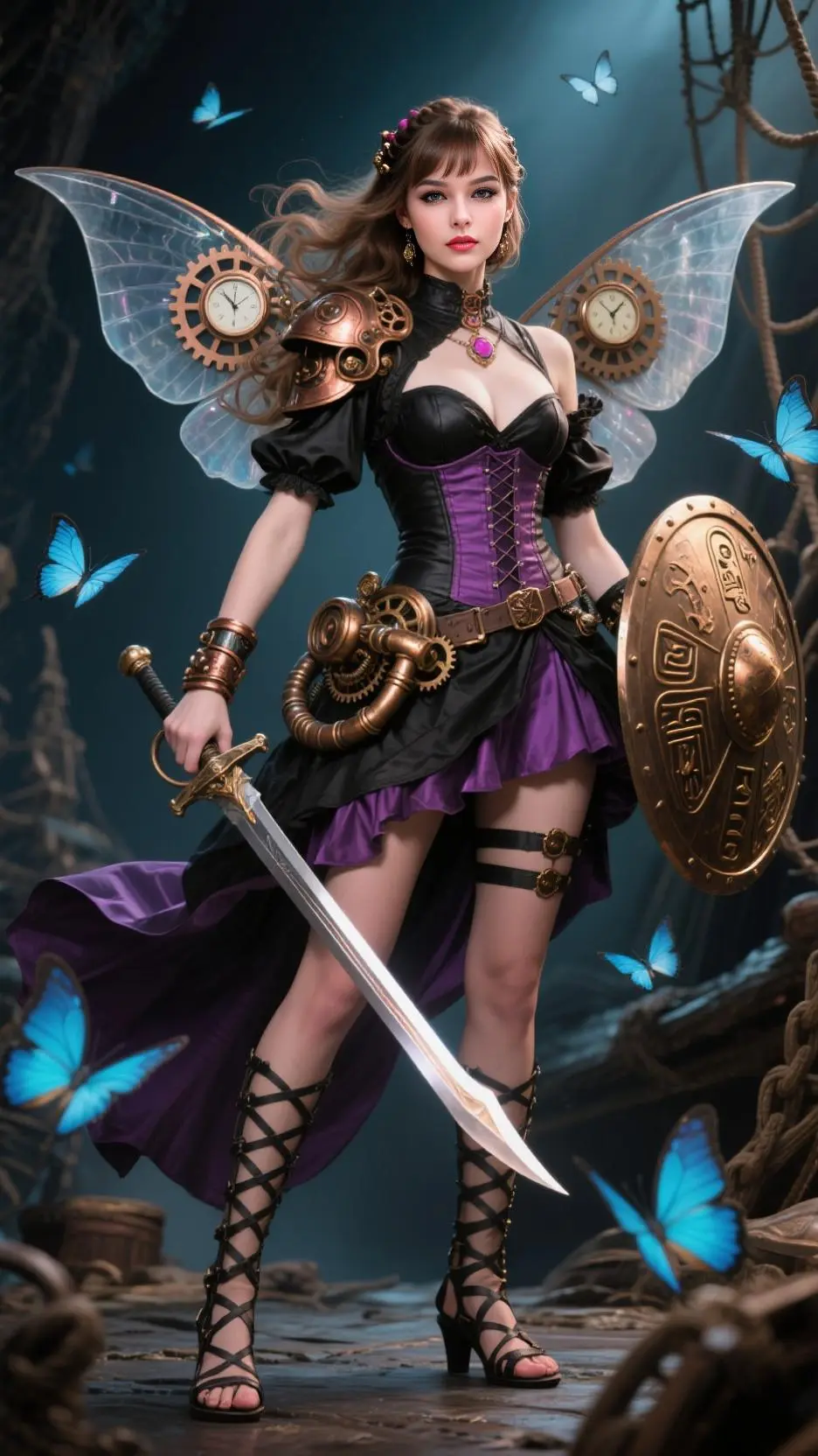 ai character: Scarlet background