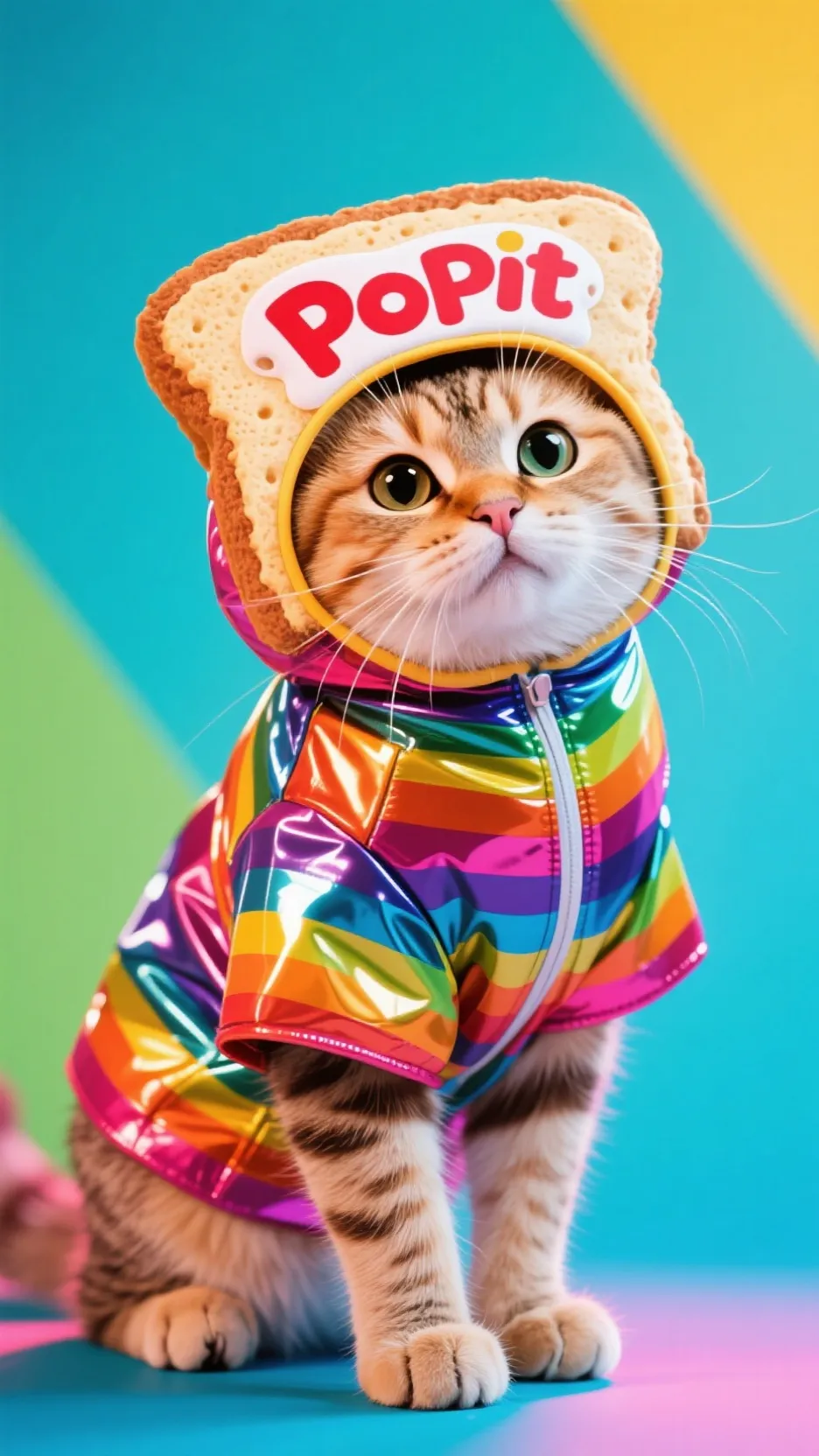 ai character: Nyan cat background