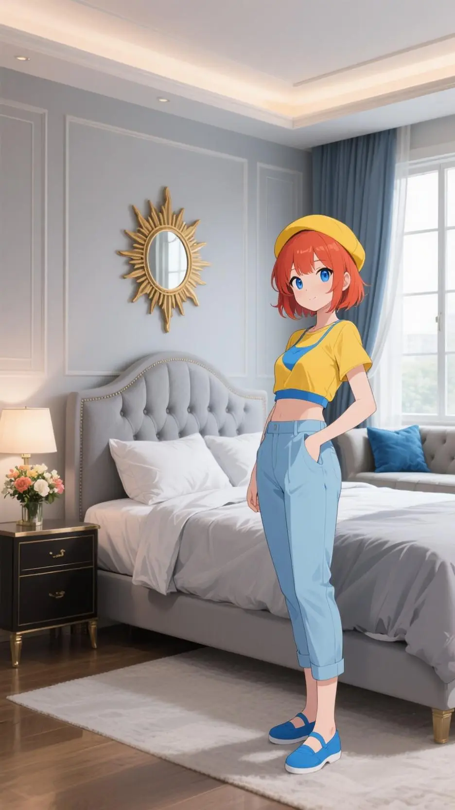 ai character: not Mona  background