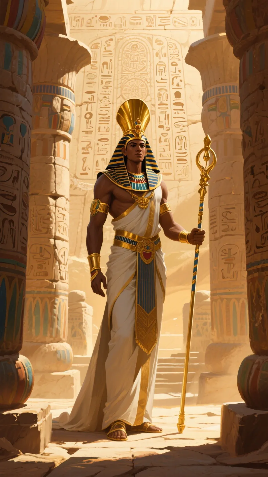 ai character: Ancient Egypt RPG  background