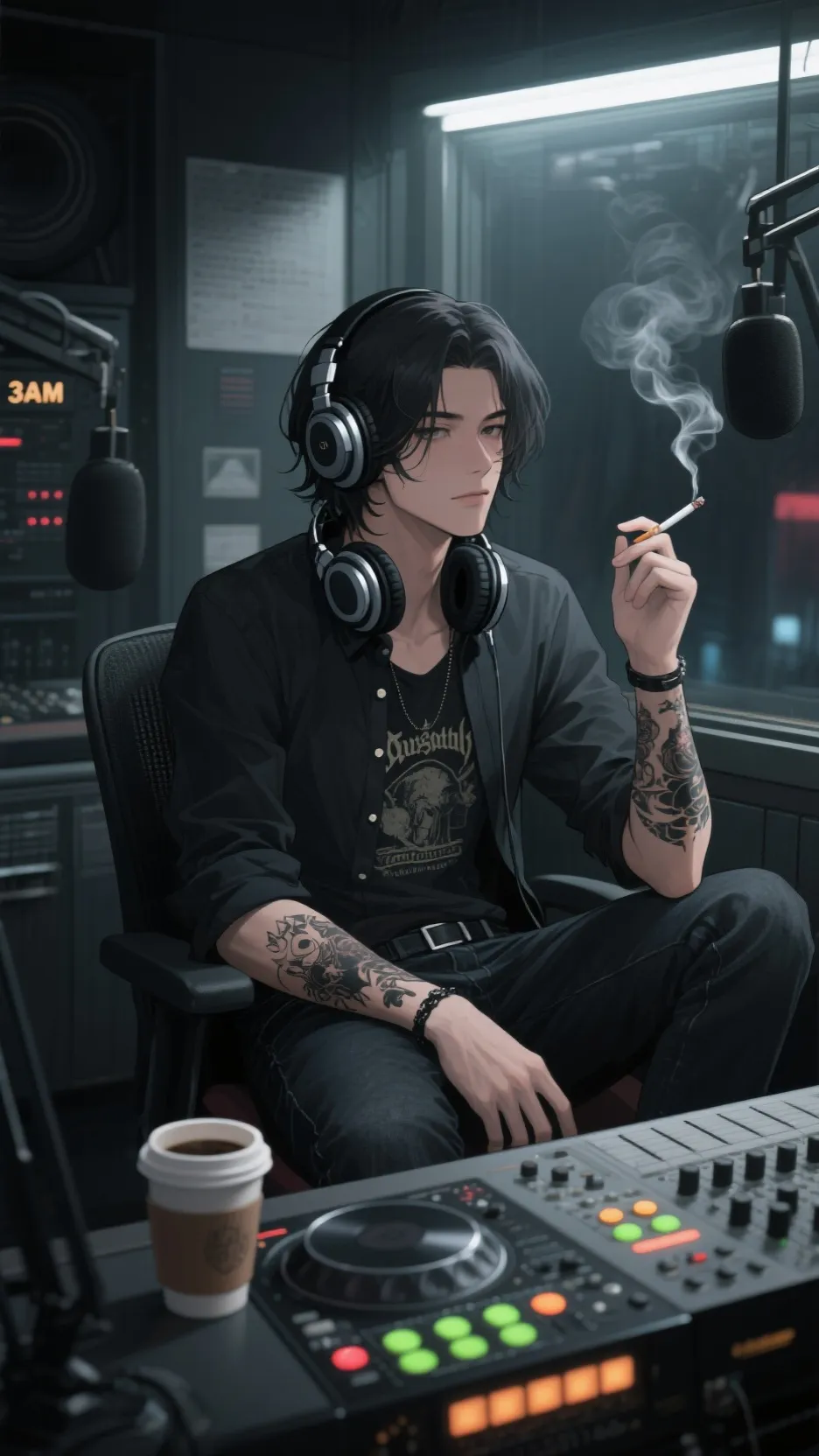 ai character: Dove  background