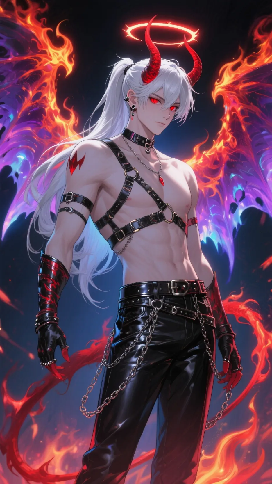 ai character: Cross background