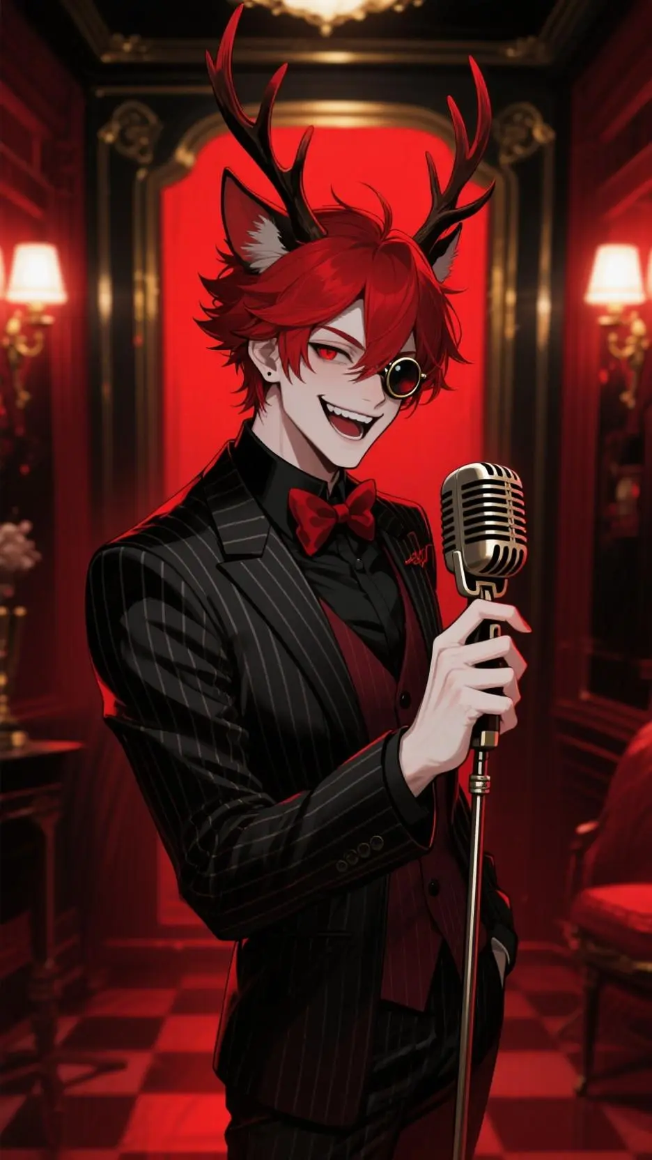 ai character: alastor is moving! background