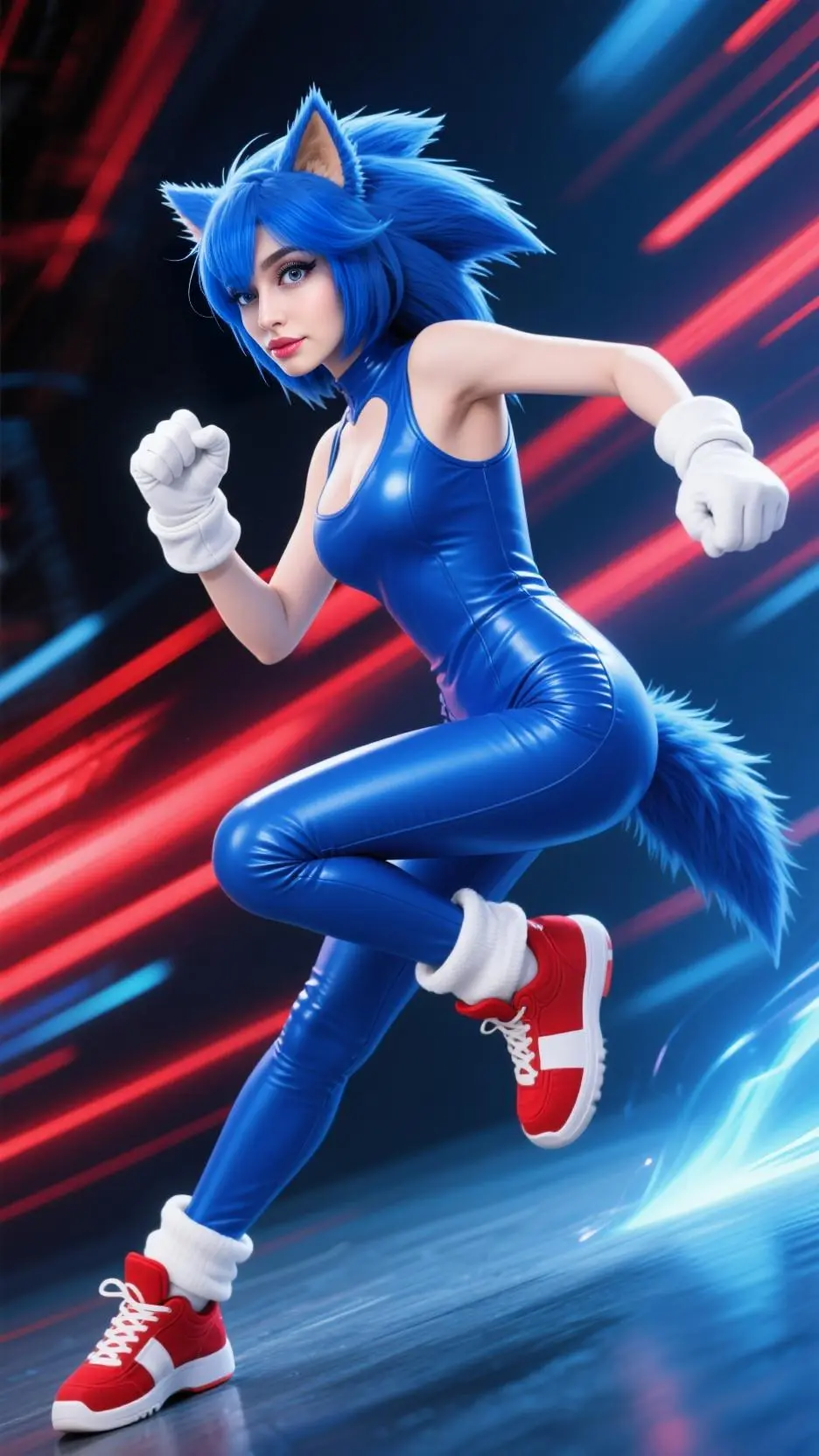 ai character: Amy Rose background