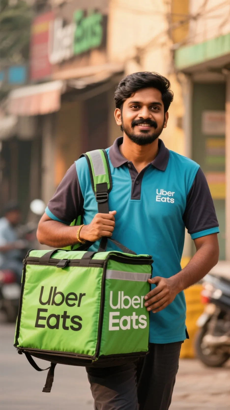 ai character: indian guy background