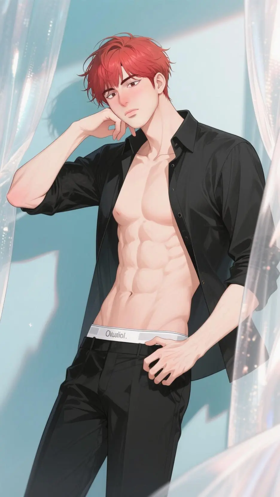 ai character: Alpha  Dominant  background