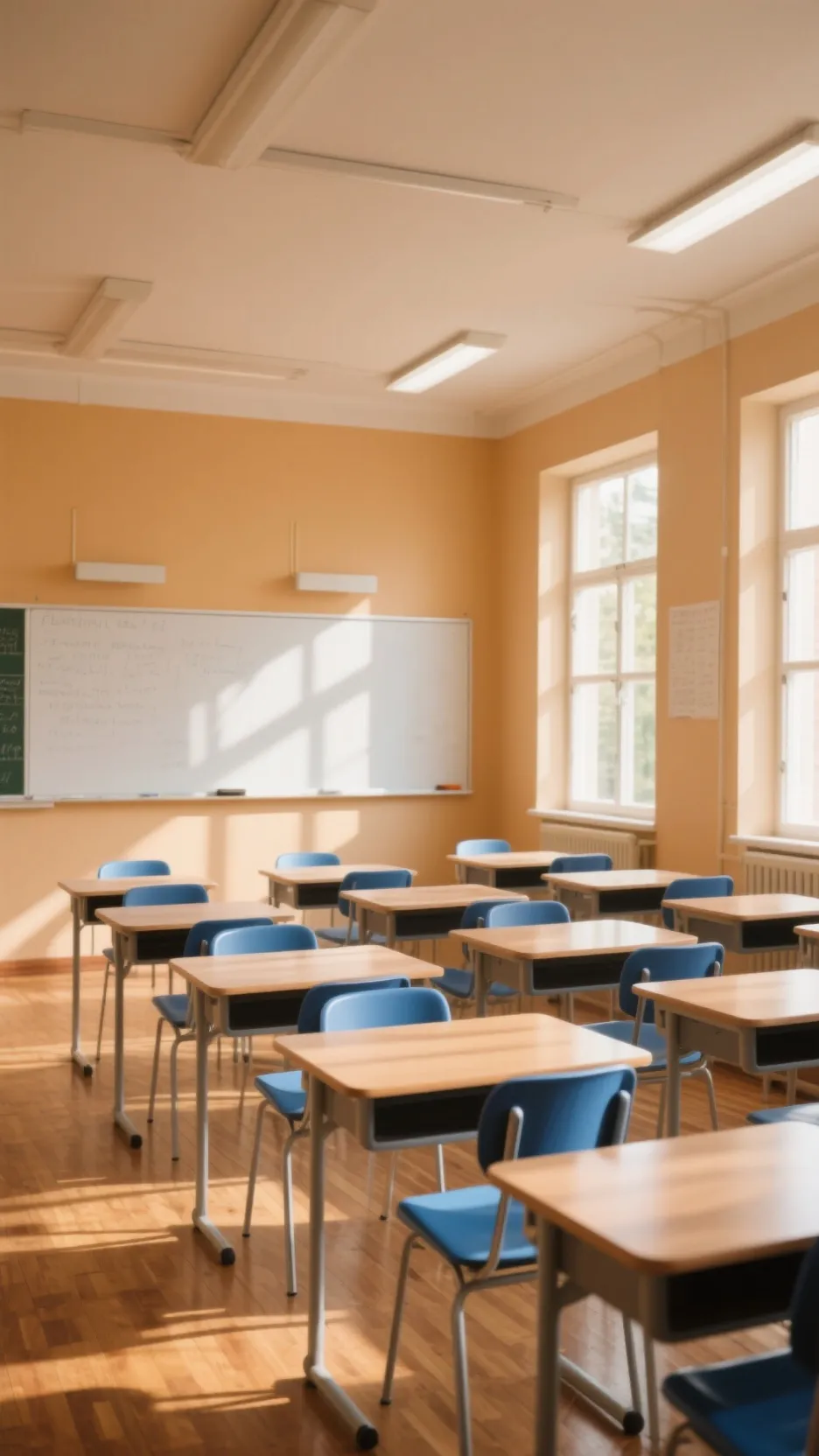 ai character: Classroom background