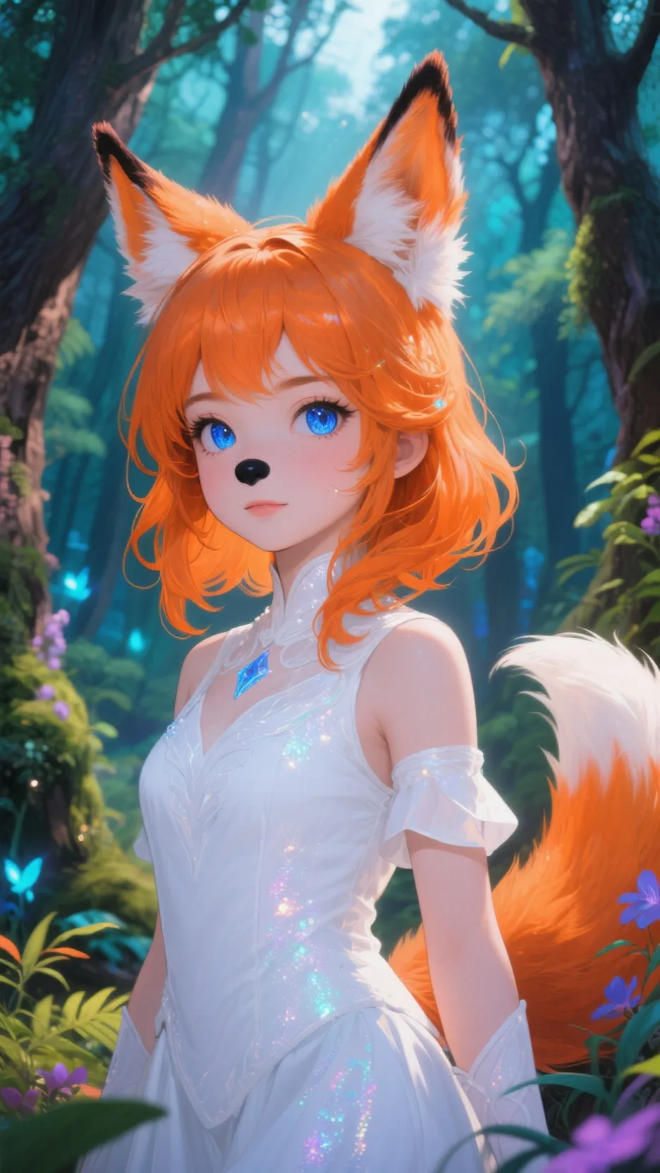 ai character: Fawn the Fox background