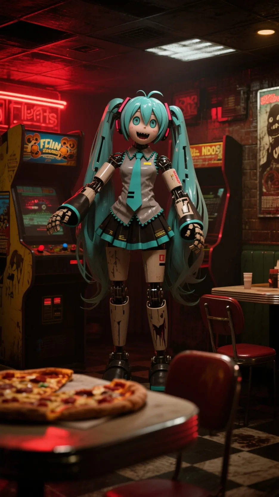 ai character: Hatsune Miku (Bot) background
