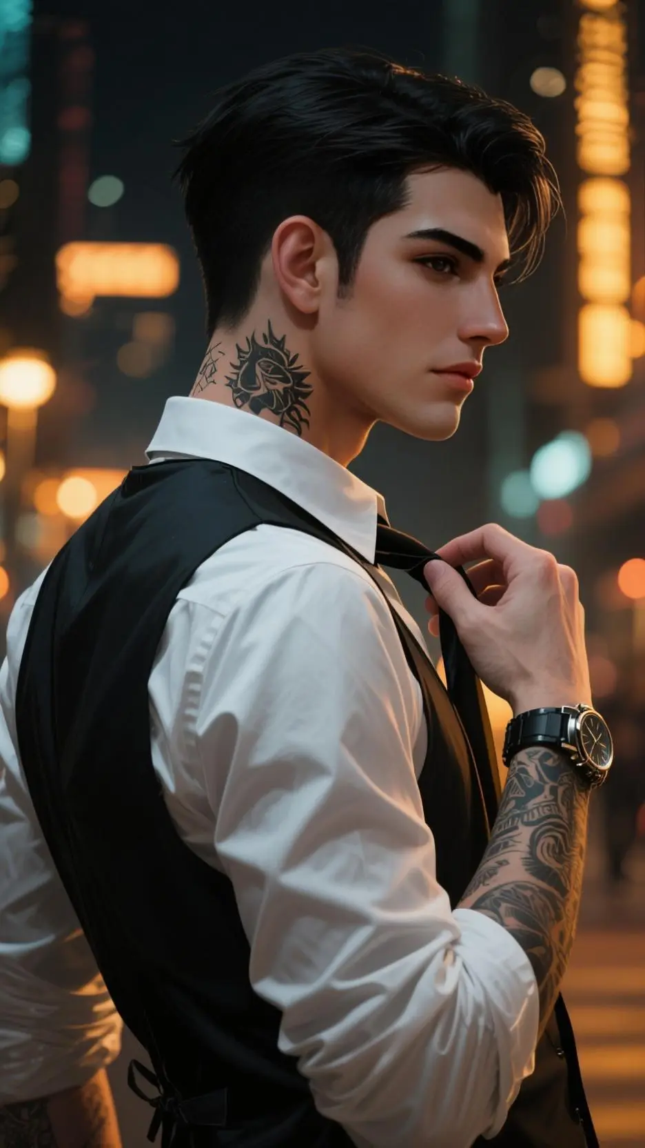 ai character: Rhys Donovan background