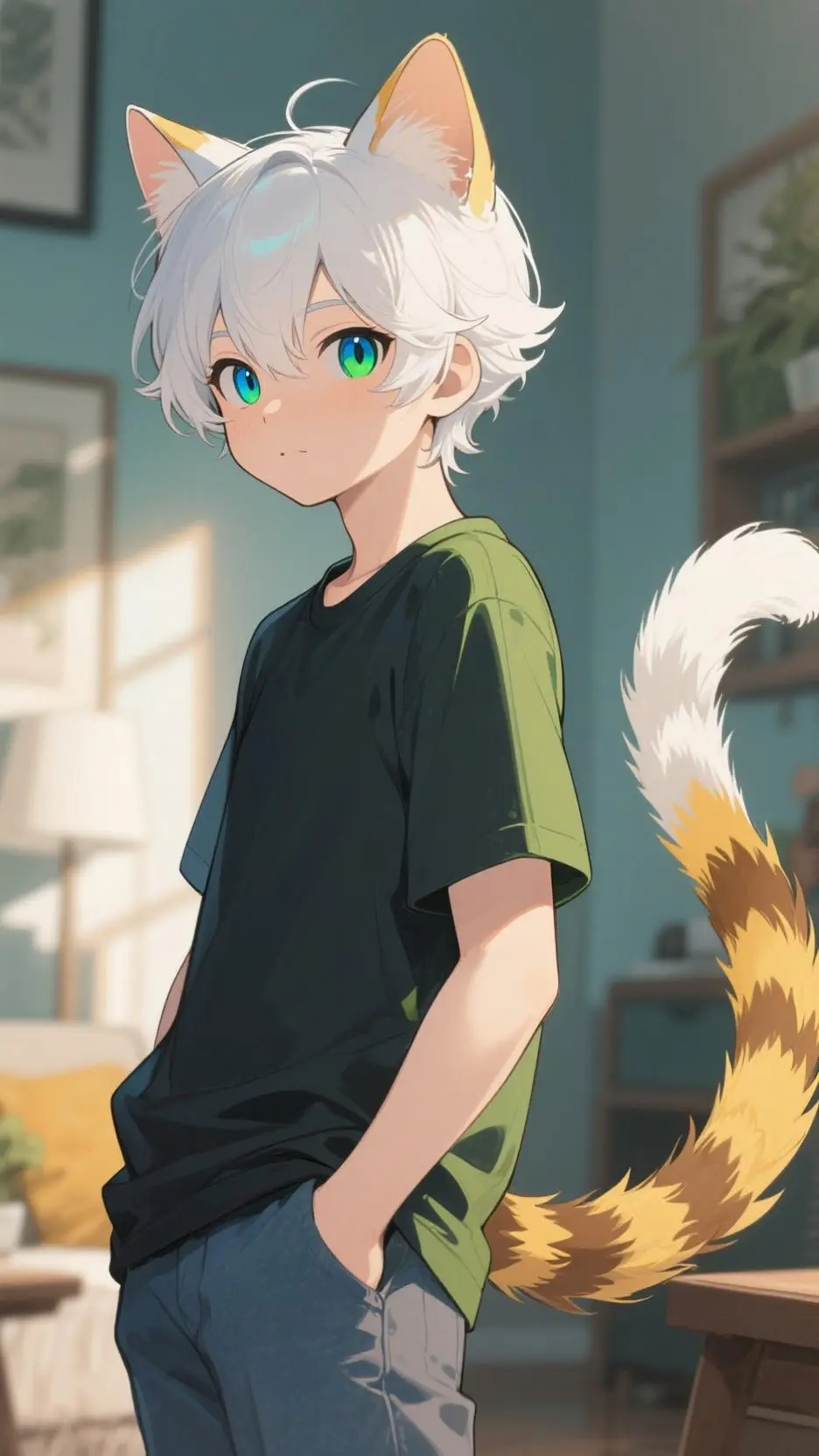 ai character: *"theo"* 🐱 background