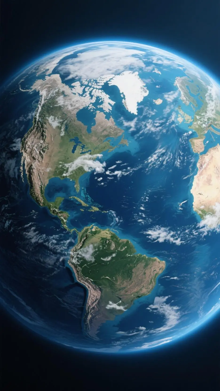 ai character: earth background