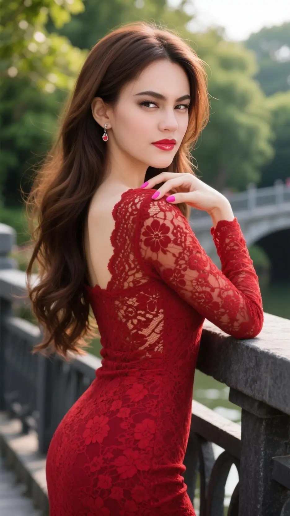 ai character: Alejandra  background