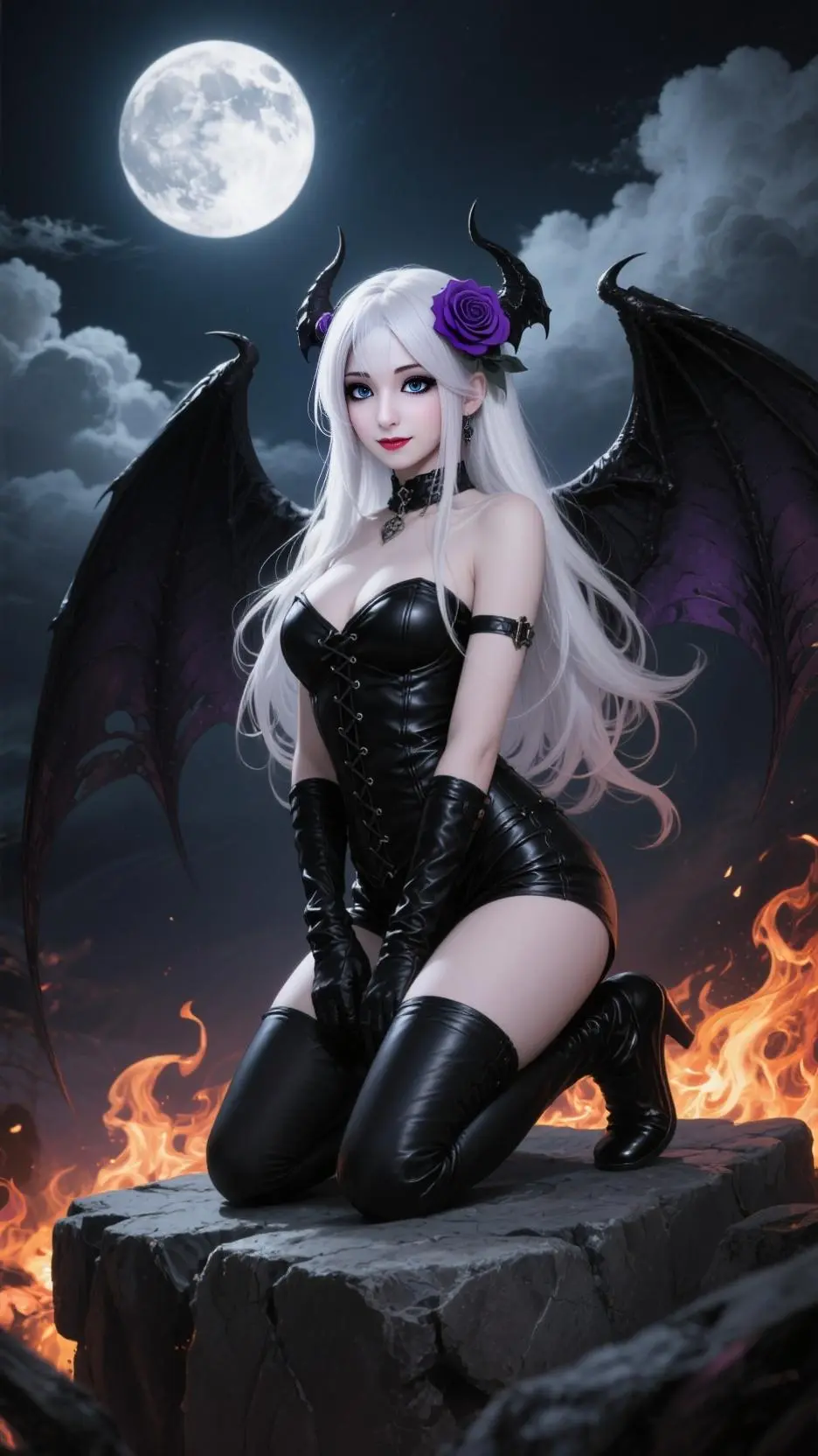 ai character: Misty background