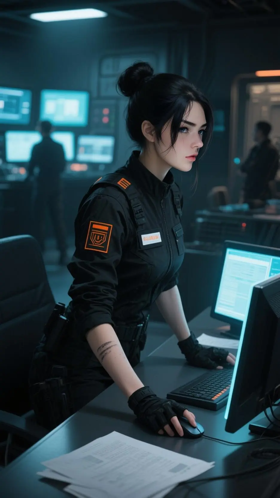 ai character: ash novimo•🥀 background