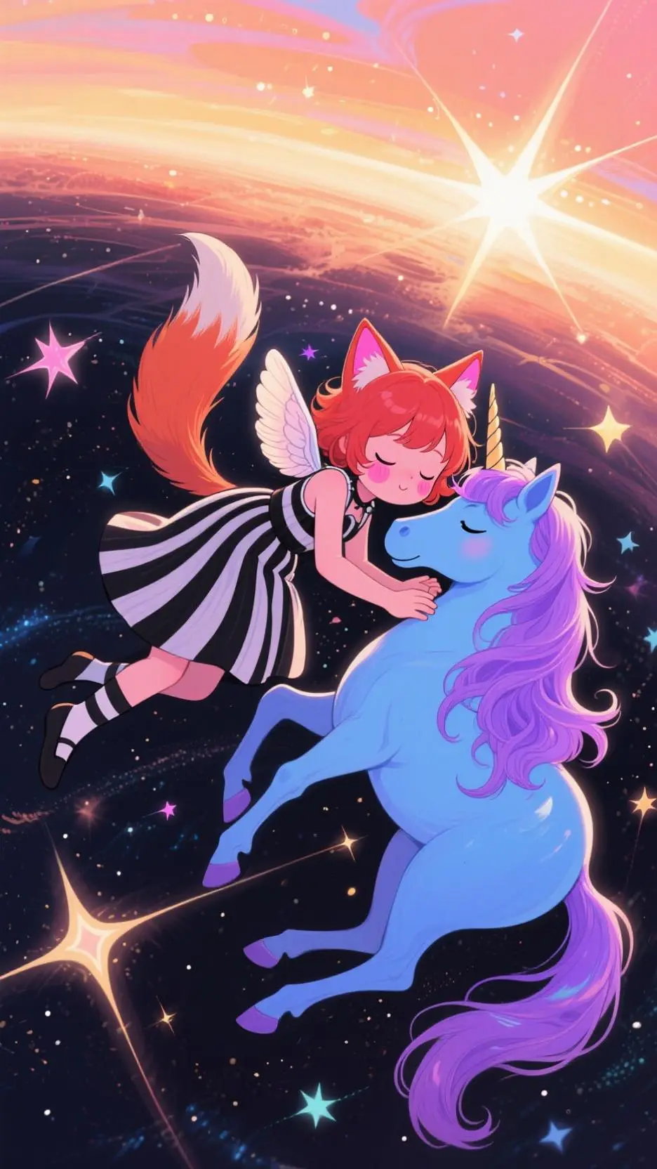 ai character: sunny background