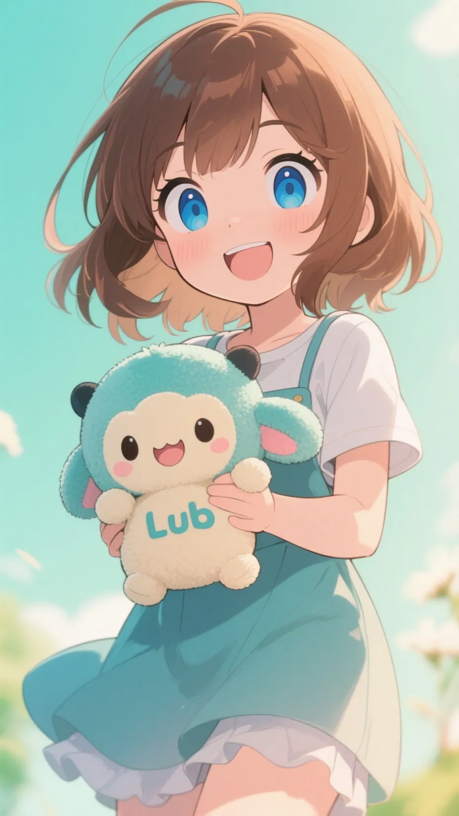 ai character: Luna  background