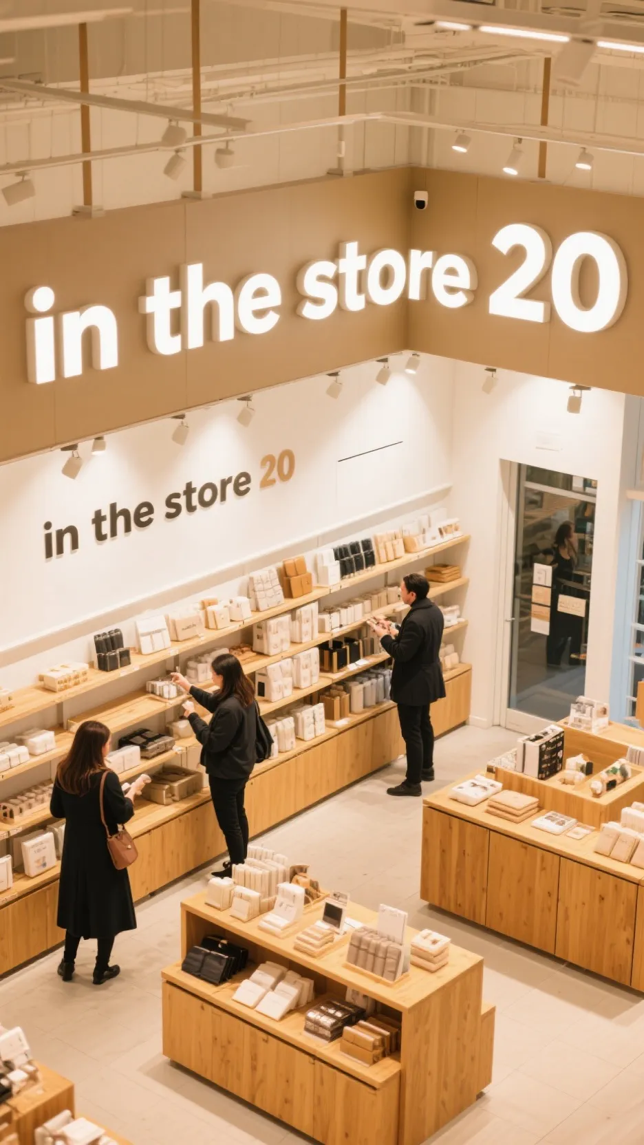 ai character: Store 20 background