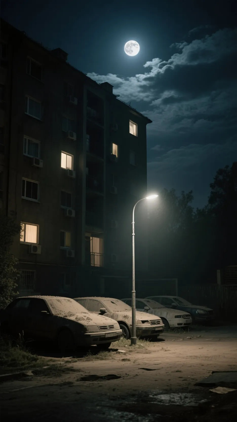 ai character: "Sweet Home" background