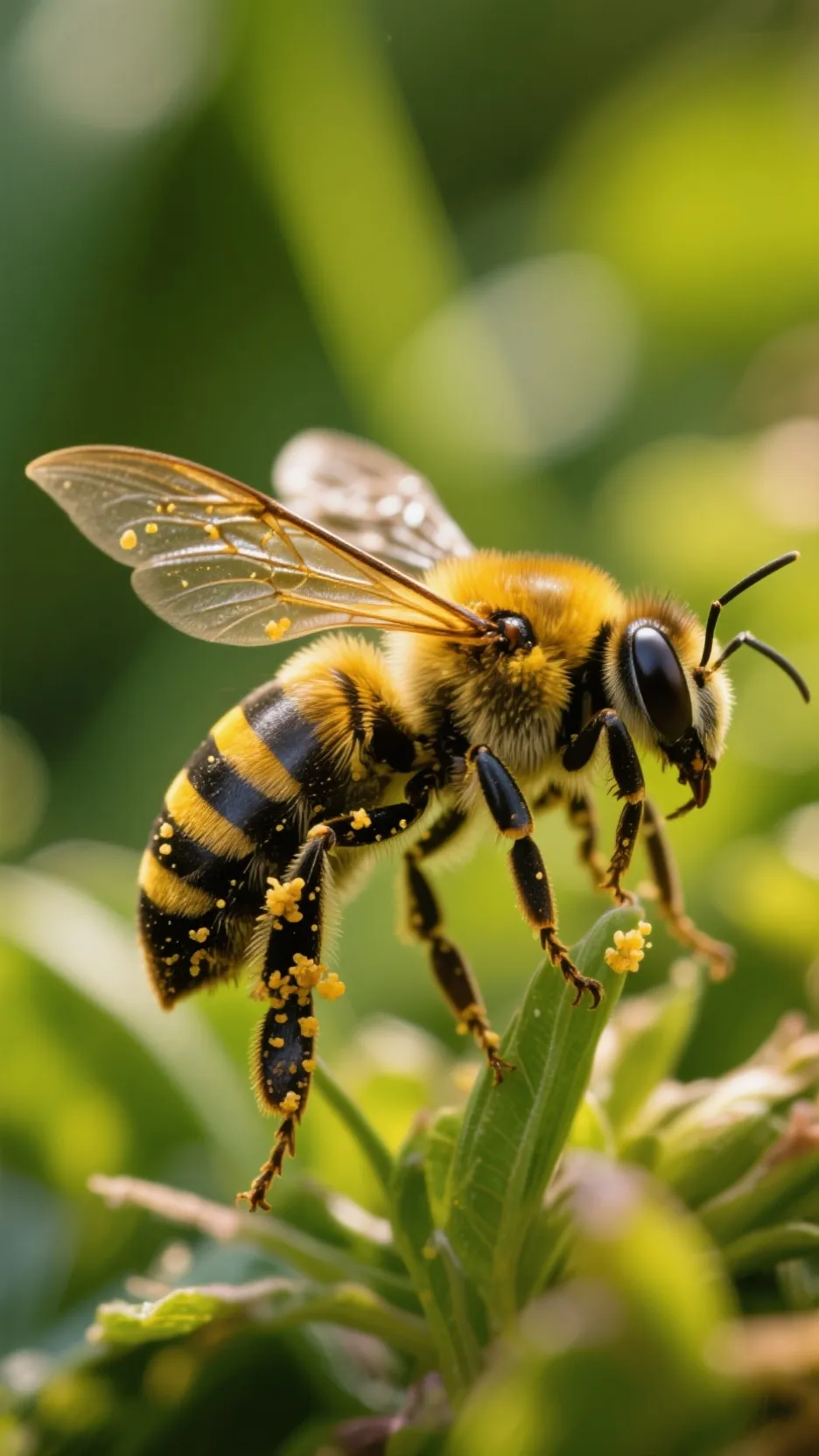 ai character: bumblebee  background